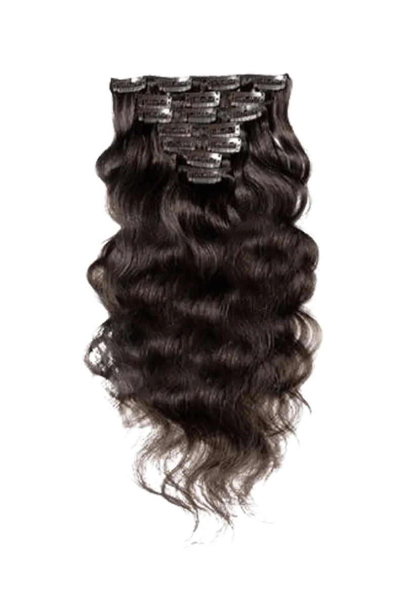 Virgin Natural Wave clip ins